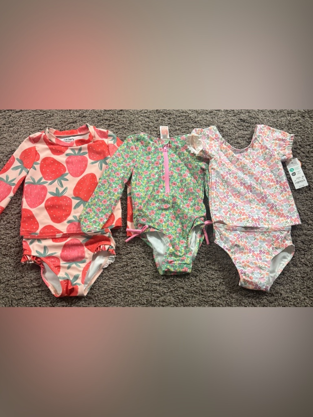 Toddler girl bathing suits 2T carters
